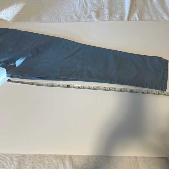 Across The Pond Signature Chinos Slate Blue 32 x 32 - Picture 3 of 10